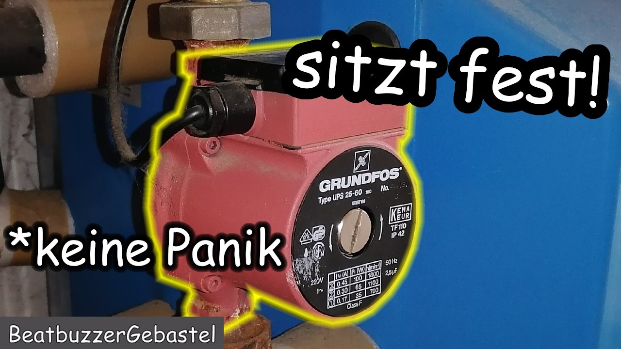 Umwälzpumpe reparieren ohne Ausbau