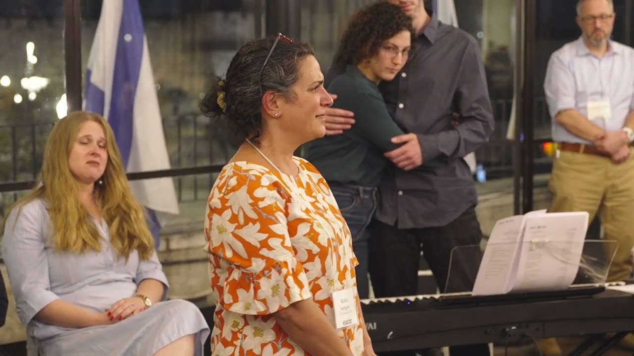 Praying together - UJA Leadership & Rabbinic Solidarity Mission Prayer with Israeli Rabbis | war '23