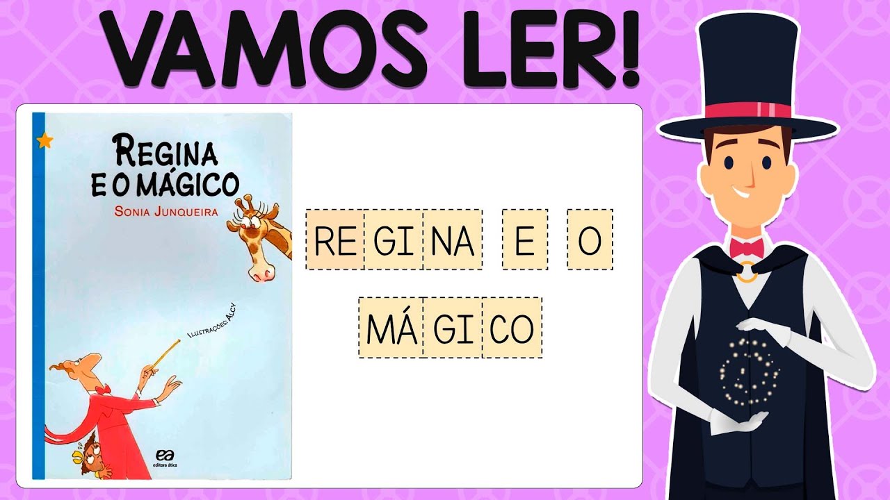 Textos curtos para aprender a ler| Regina e o Mágico |Aprendendo a ler em casa | Ensinando meu filho