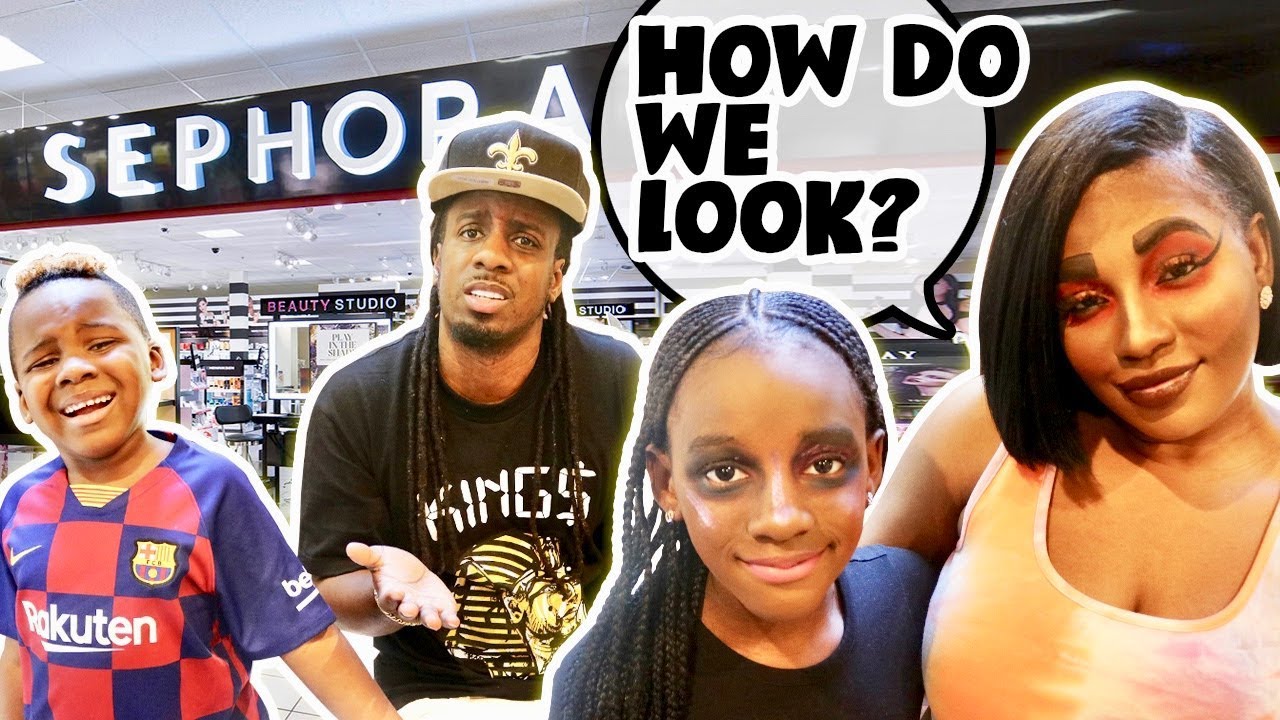 We Did Our Makeup HORRIBLY TO See How Our FAMILY Would REACT