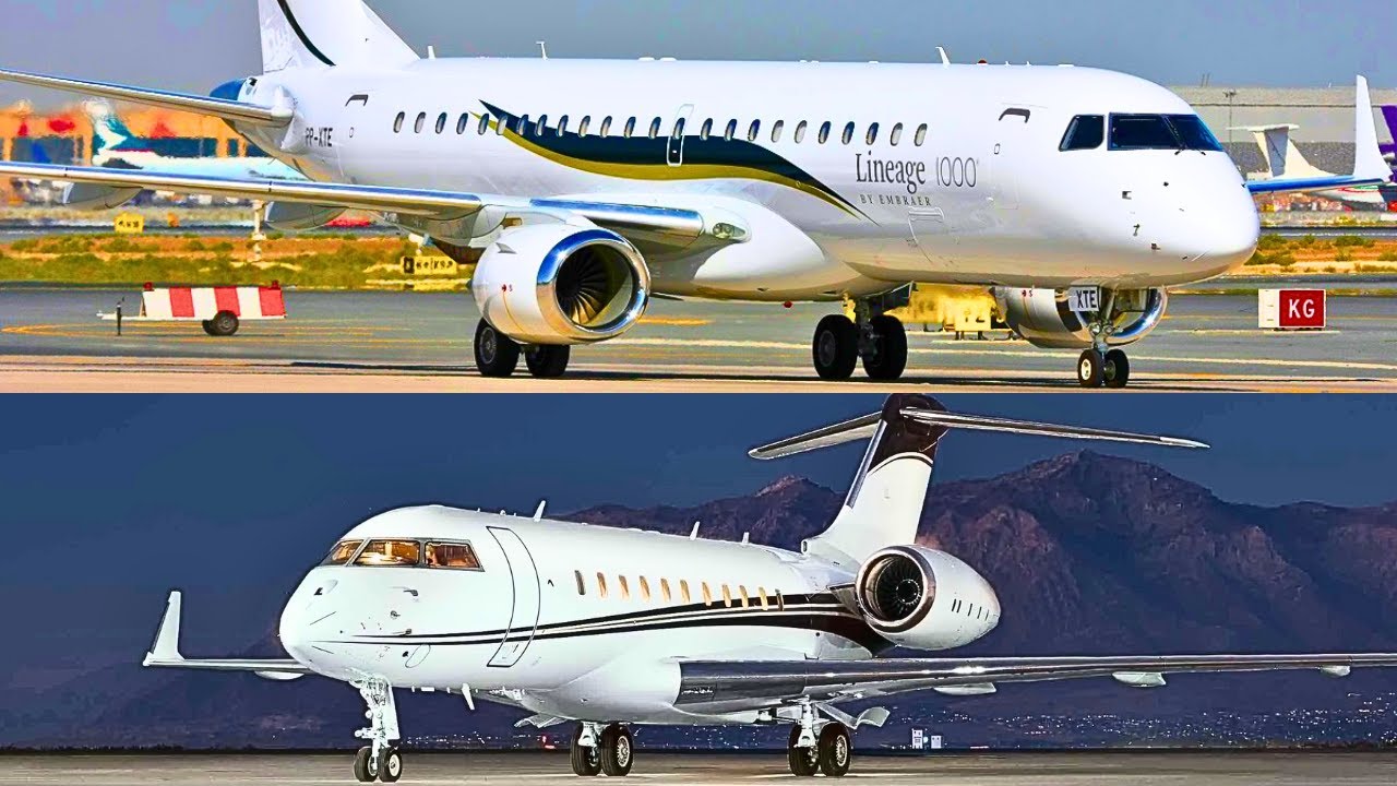 Embraer Lineage 1000 vs Bombardier Global 5000