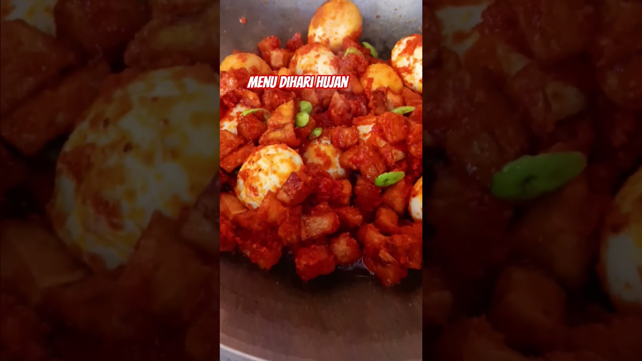 Balado merona + orek tempe buncis‼️