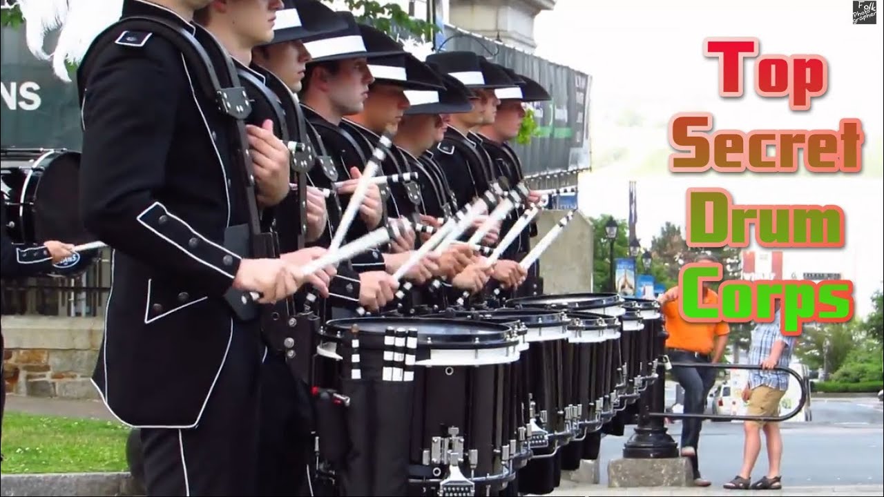 Top Secret Drum Corps of Switzerland perform at Halifax City Hall