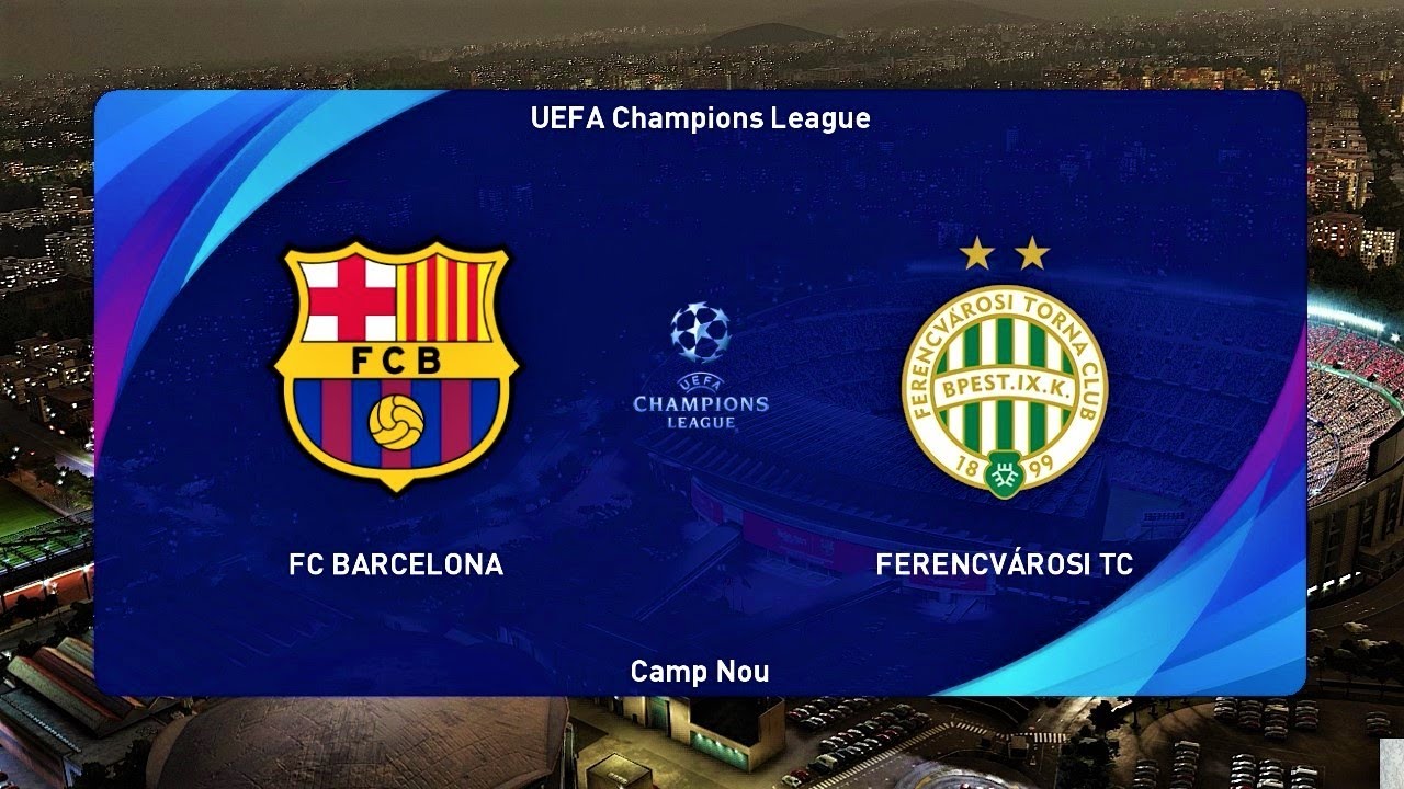 PES 2021 / Барселона - Ференцварош / Лига Чемпионов УЕФА / Геймплей ПК