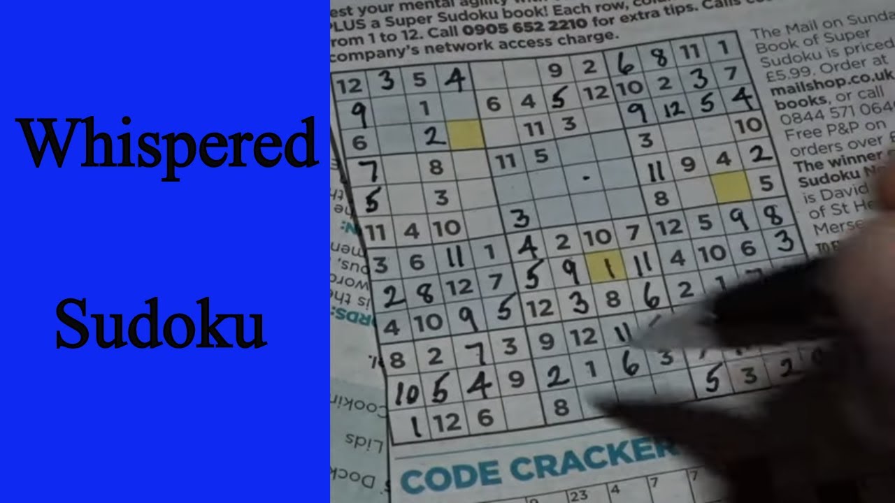 Whispered Sudoku