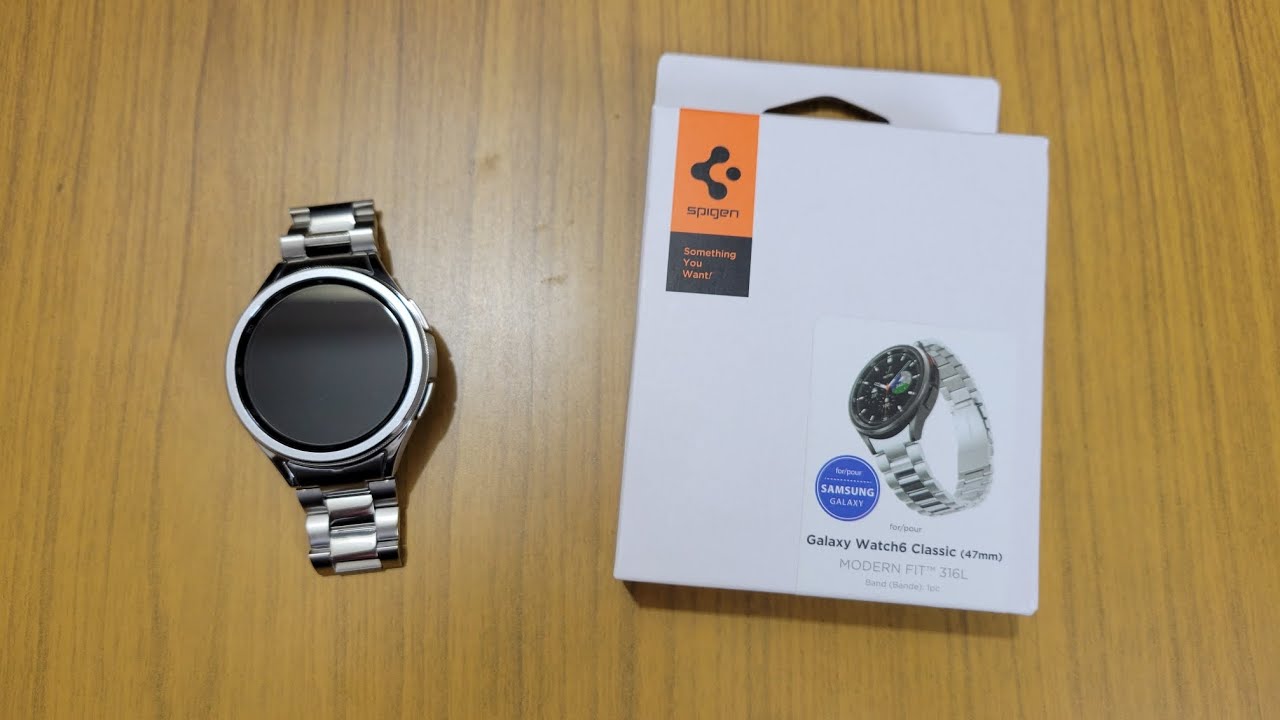 Spigen Metal Strap for Galaxy Watch 6 Classic 47 mm