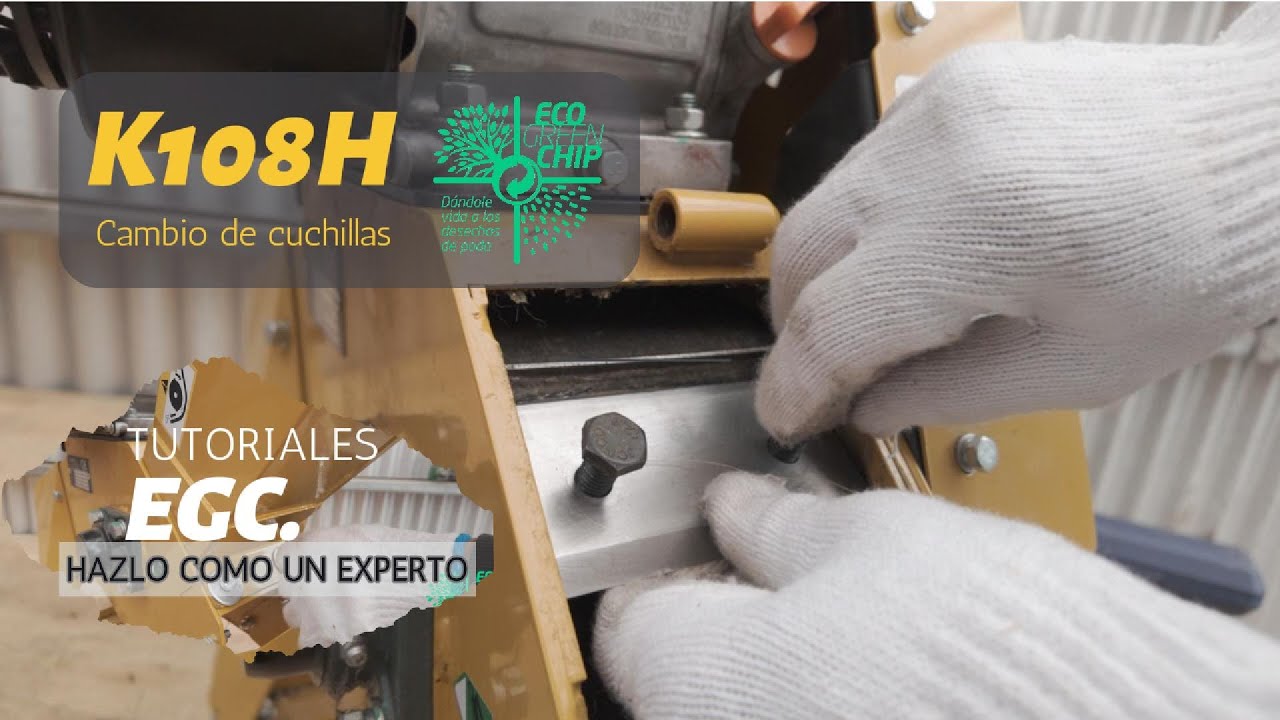 Cómo cambiar las cuchillas de tu chipeadora EcoGreenChip K108H | Guía rápida y efectiva 🔧