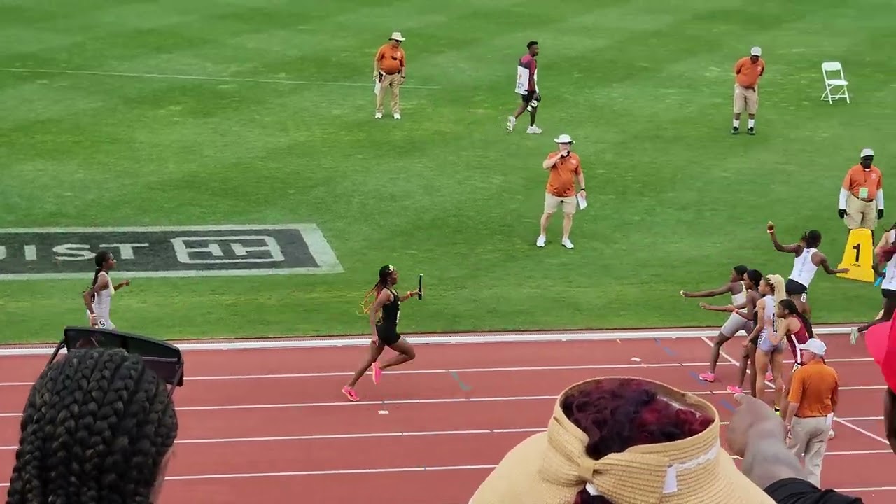 Shadow Creek Girls 2023 TX Relays 4x400 1st place 3:41.08, lane 6