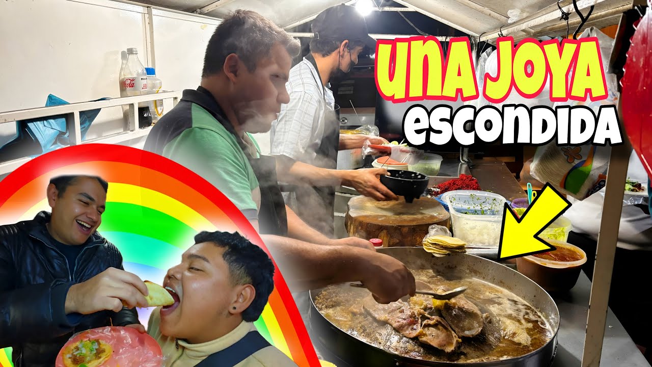Los tacos de BARBACOA, BISTECK,TRIPA CHORIZO  nocturnos la joya de la eduardo ruiz