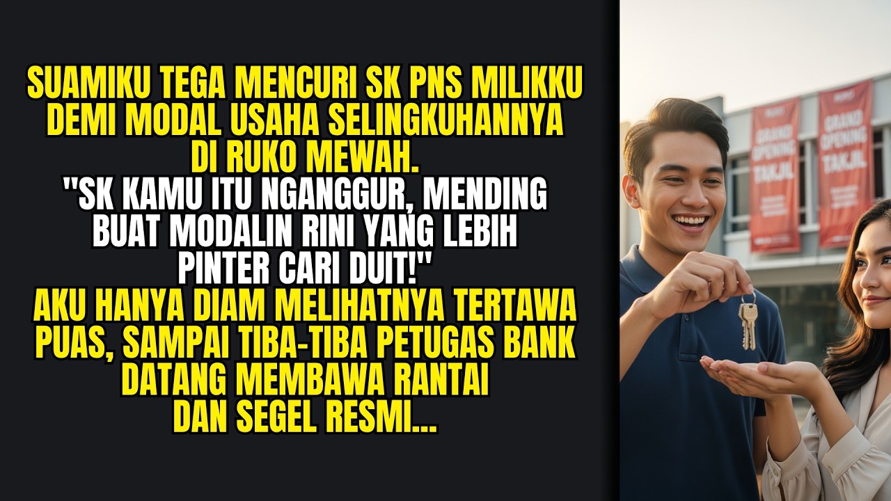 Gadai SK PNS Istri Demi Modal Takjil Pelakor, Suami TERIAK Saat Ruko DISEGEL BANK Pas MALAM TAKBIRAN