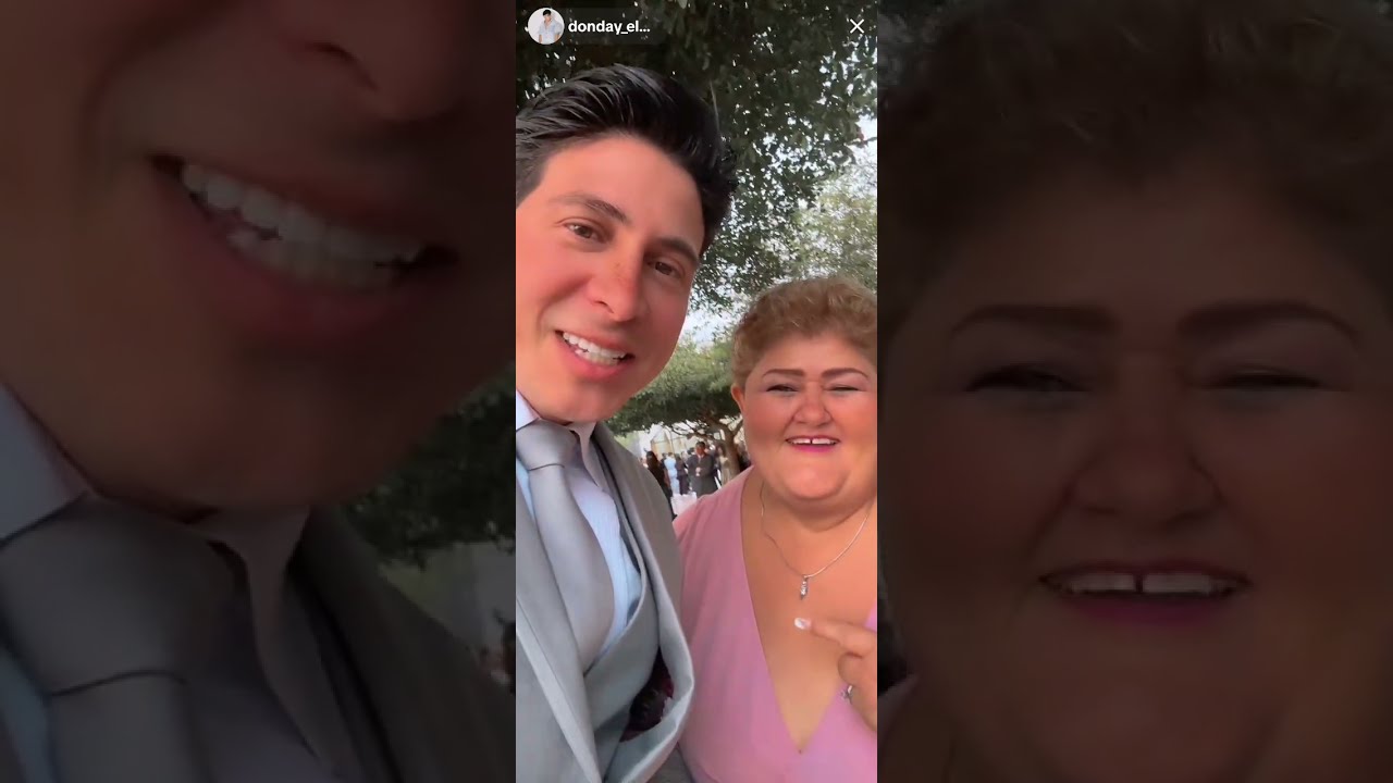 Don Day en vivo, llegando a la Recepción de la boda y sesión de fotos de la familia Álvarez Cader 