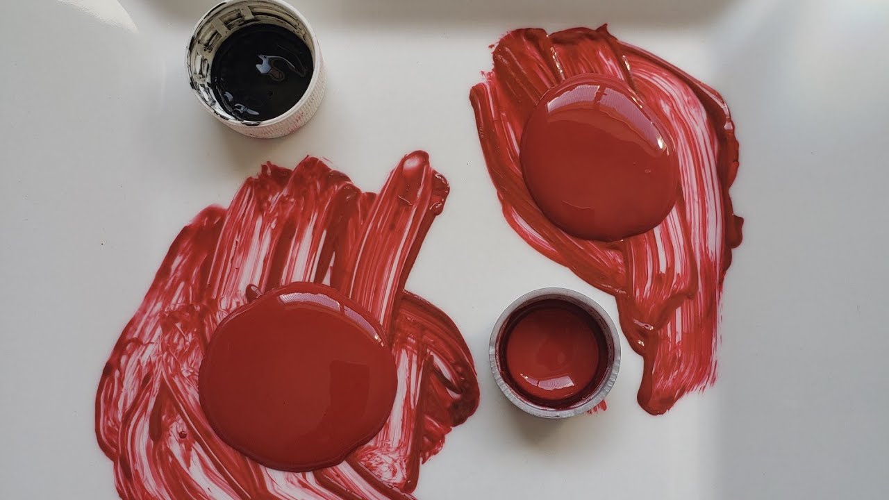 Como fazer a cor vermelho profundo, para pintar tecido. (caseira.)