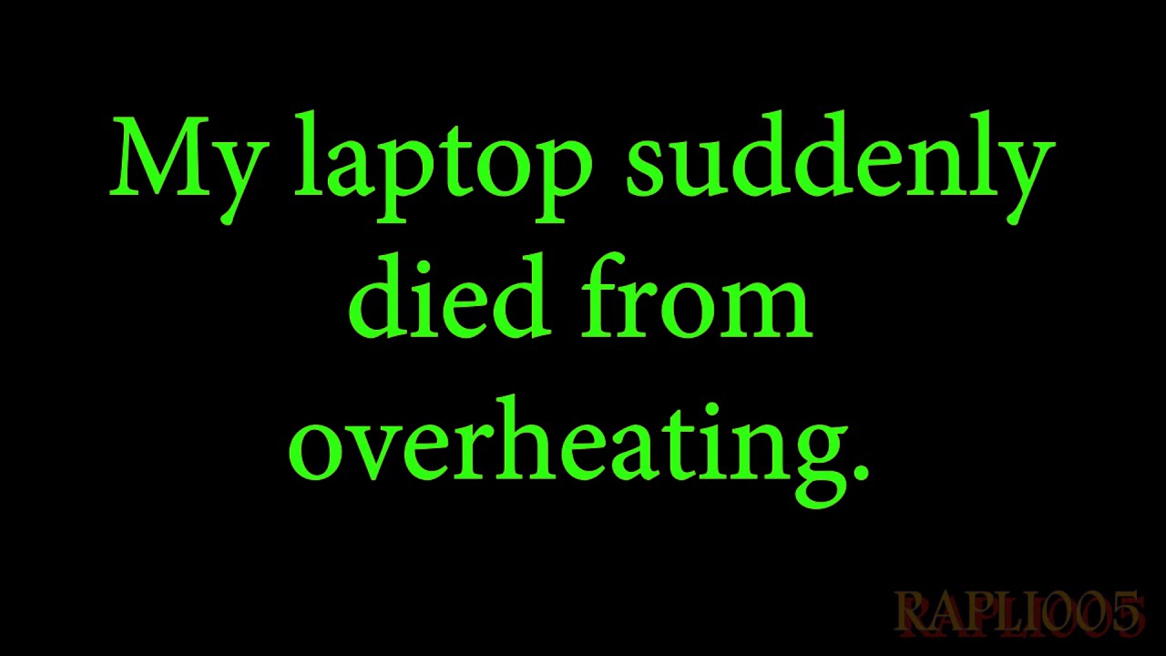 Intel SpeedStep can't handle the hot CPU temperature (REAL)