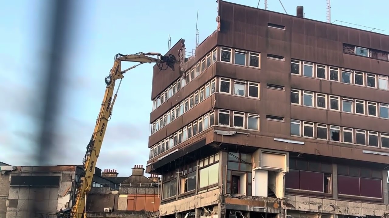 Falkirk Callendar Square Demolition Part 72