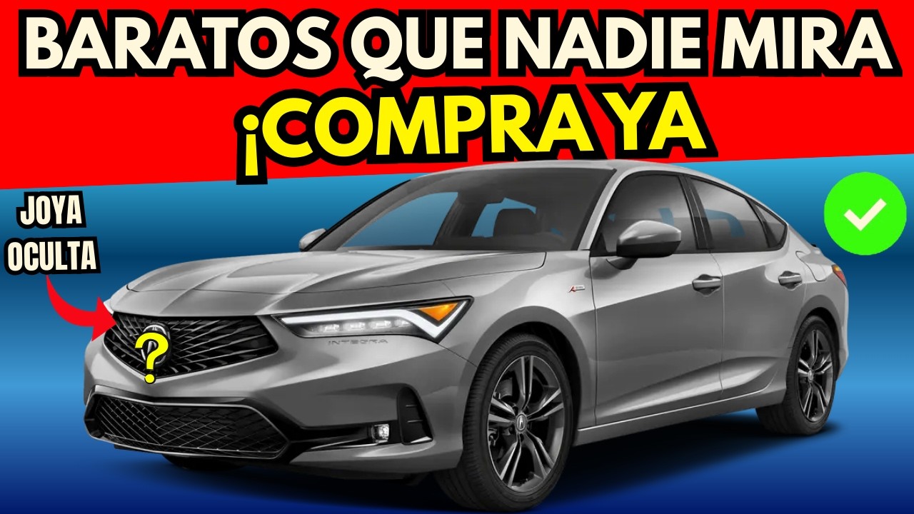 4 Autos Súper BARATOS MÁS RECOMENDADOS por Mecánicos que NADIE COMPRA ¡3 JOYAS OCULTAS!