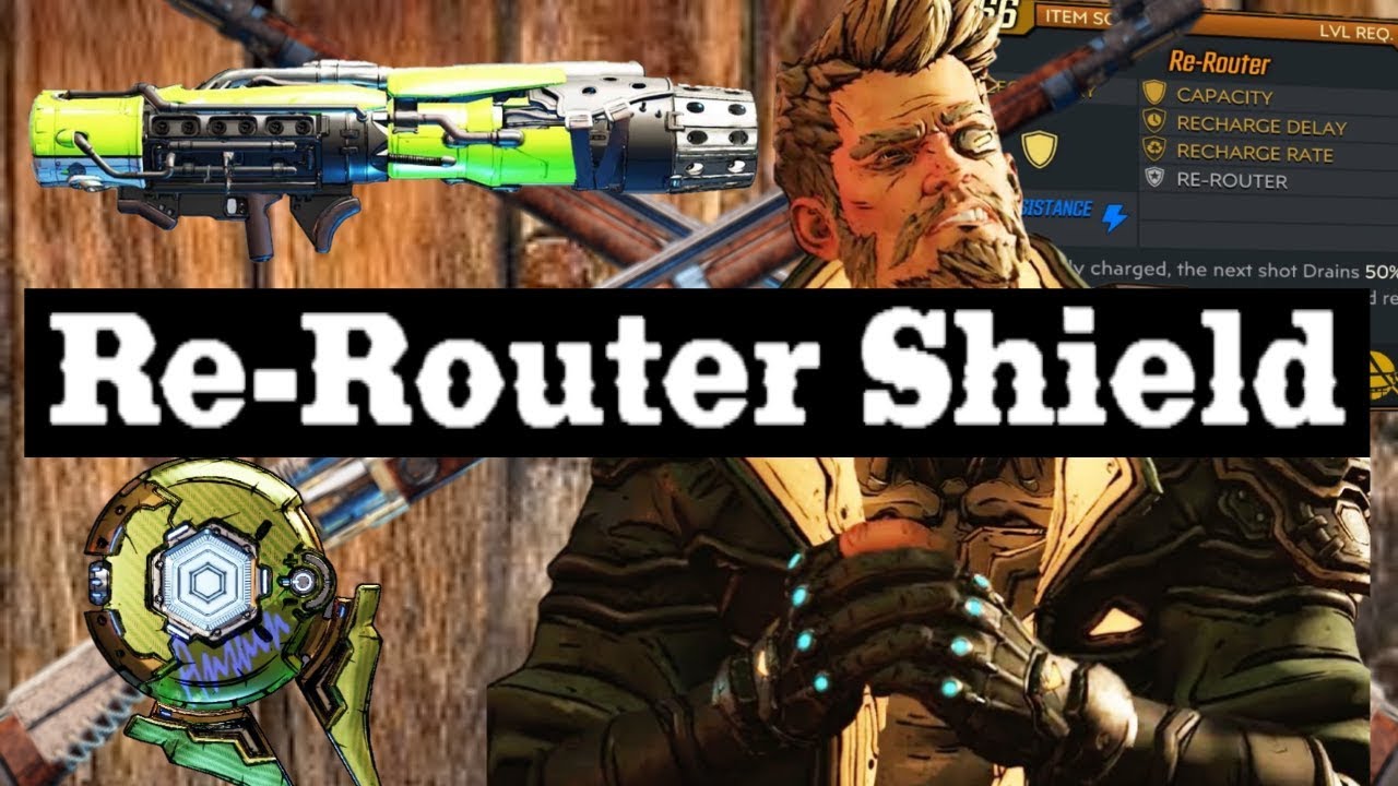 Re-Router *120% AMP DAMAGE?!* Legendary Shield Borderlands 3