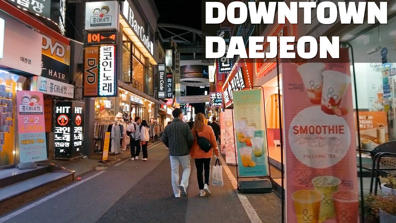 【Korea City Tour】 Walk in Downtown DAEJEON