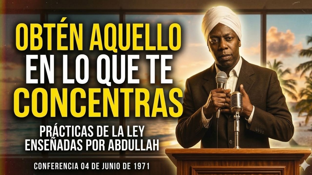 APRENDE A USAR “LA LEY DE LA CONCIENCIA” ENSEÑADA POR ABDULLAH | CONFERENCIA DE NEVILLE GODDARD