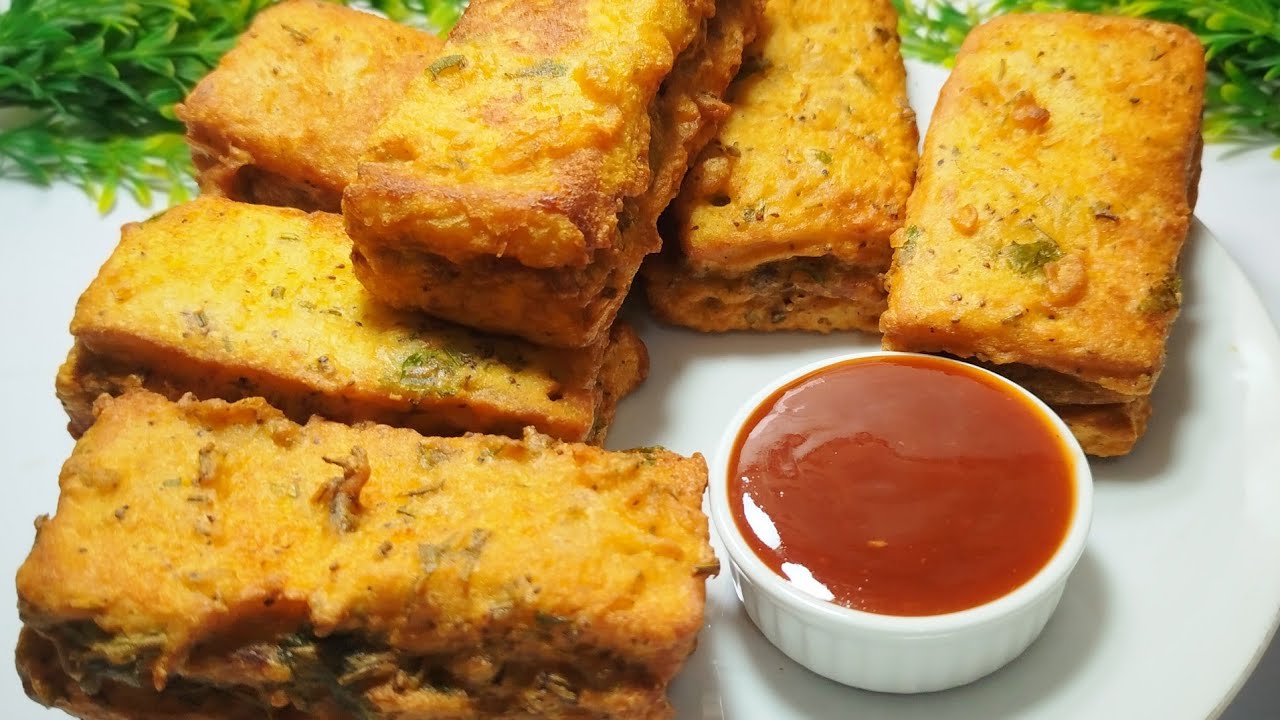 Crispy Bread Pakoda Recipe | Bread And Potato Snacks | Ramzan Special Recipes | stuffed bread pakora