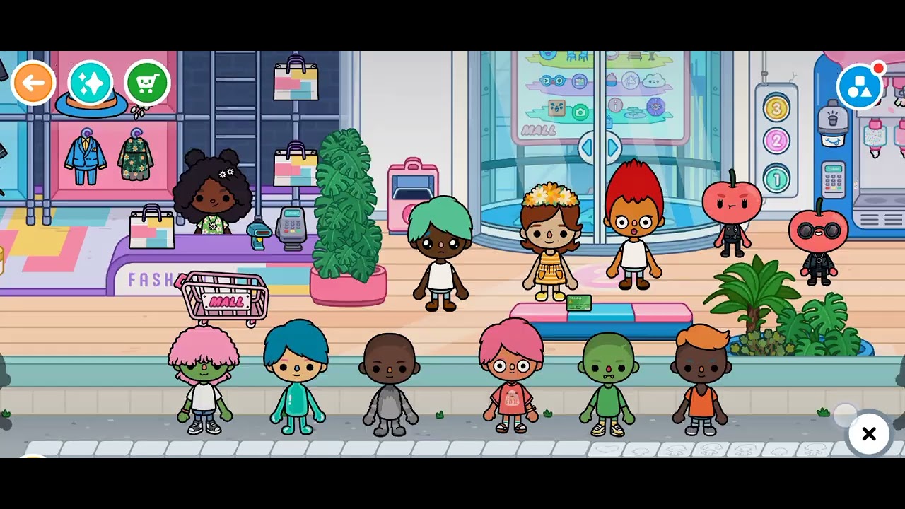 The shop for presenting