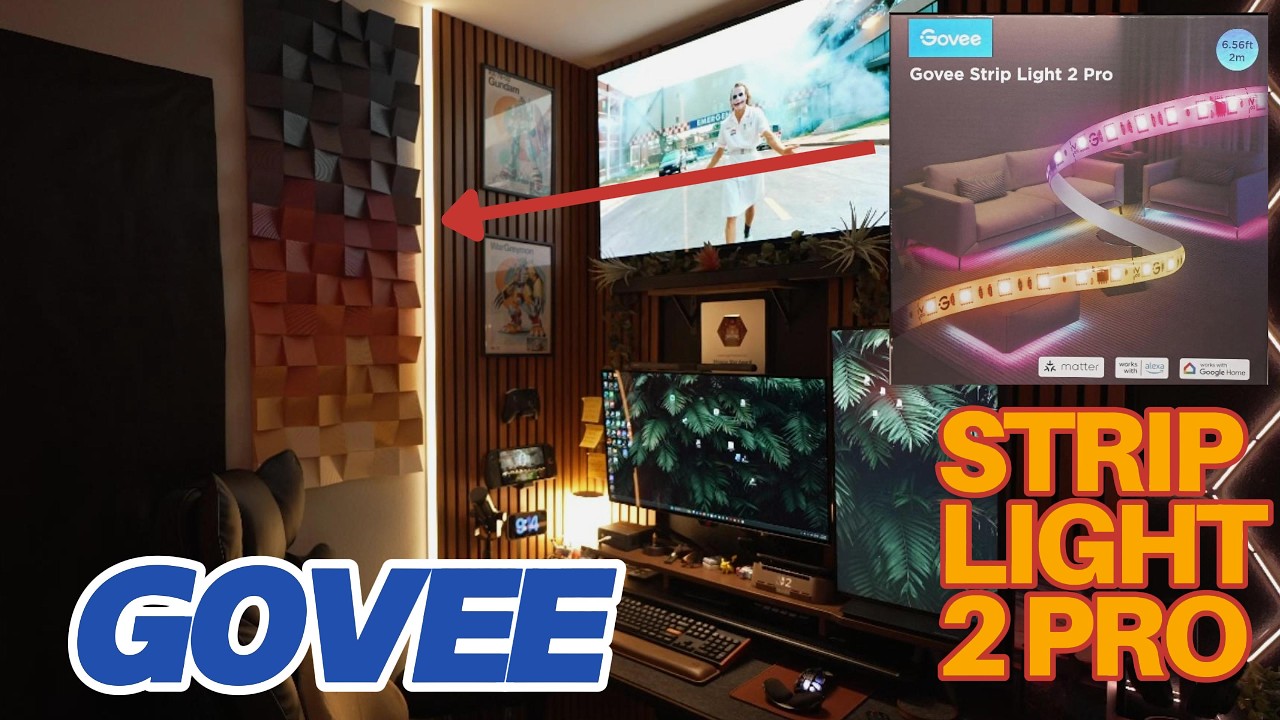 Govee Strip Light Pro 2 – Room Glow Upgrade | Cinematic Before & After
