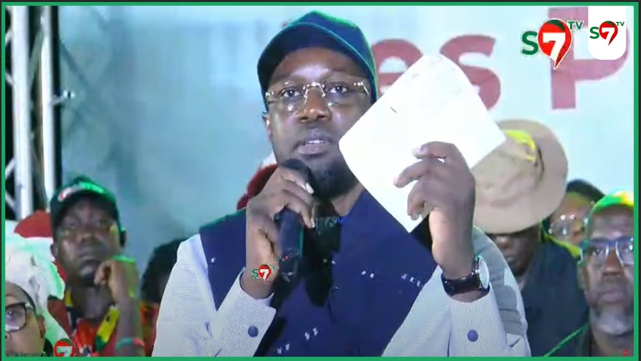 Lintégralité discours d'Ousmane SONKO au Grand Meeting de Ziguinchor