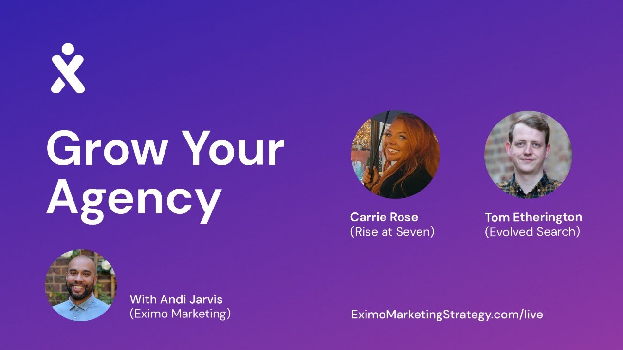 Eximo Marketing - Grow Your Agency Livestream