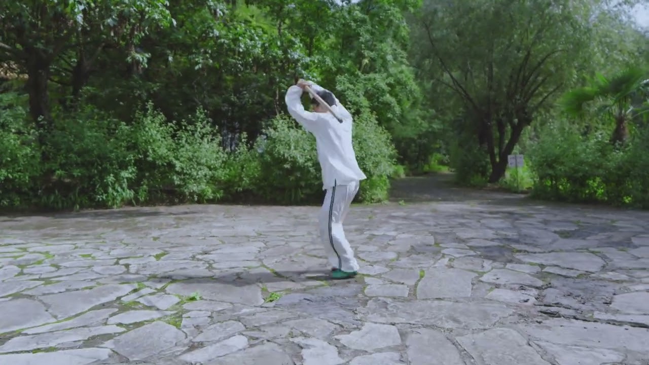 China Muslim Kungfu  -  The Short Stick In Baji (八极短棍)