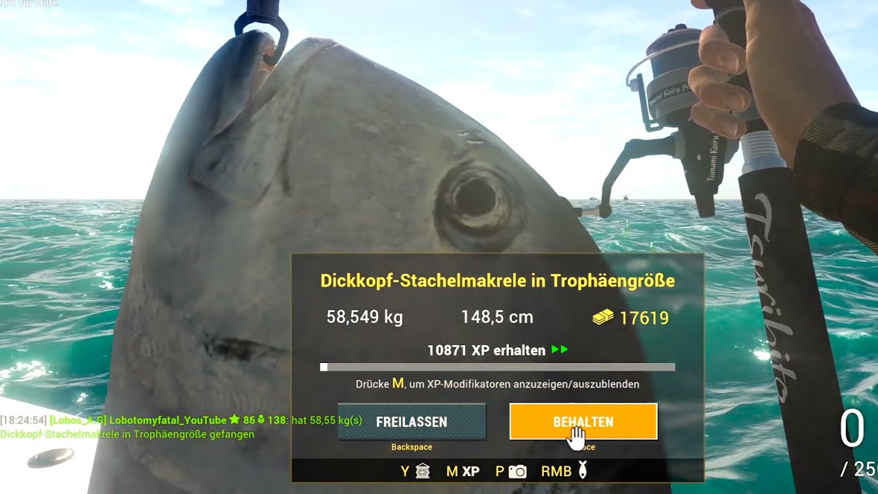 Fishing Planet Folge 853 Kaiji No Ri Dickkopf Stachelmakrele