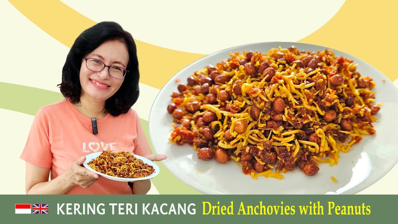 Kering Teri Kacang Pedas Gurih Renyah tahan lama
