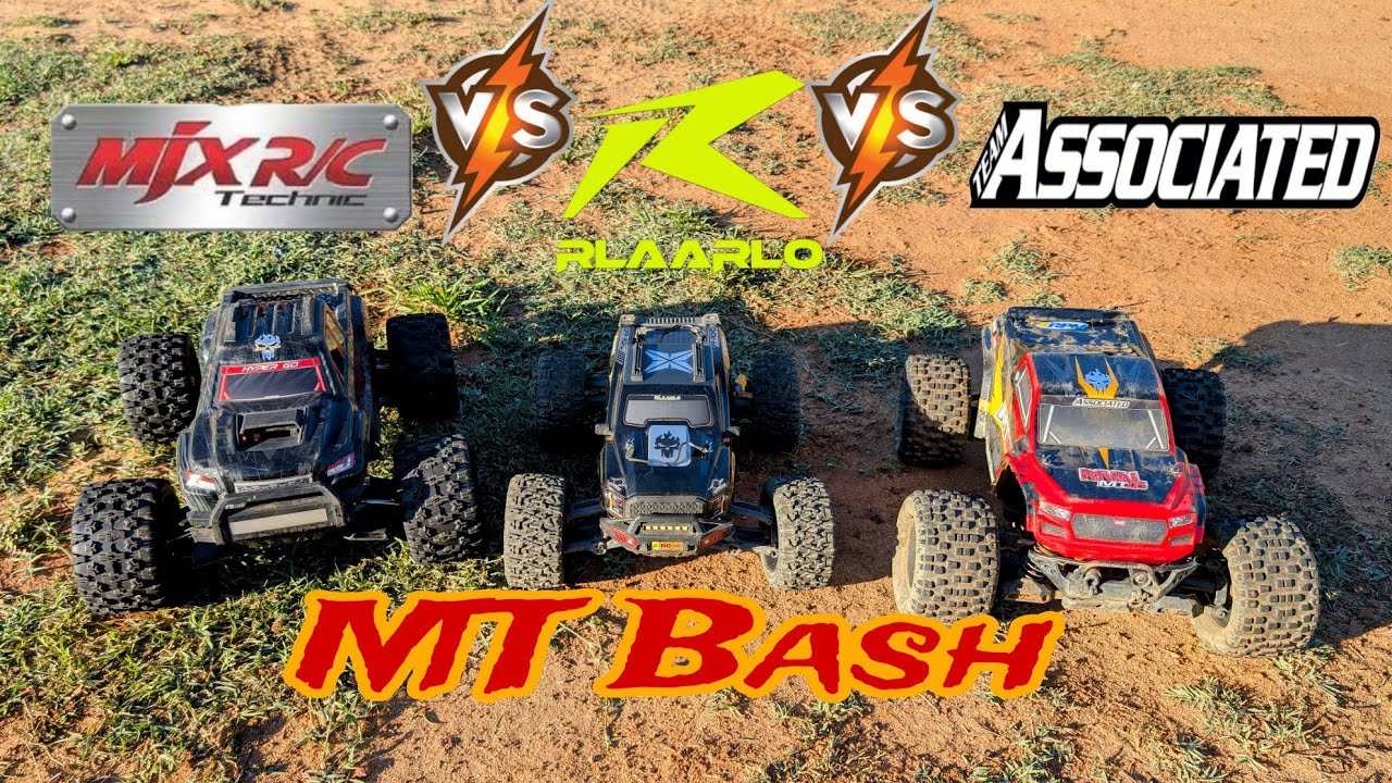 Rlaarlo Omni Terminator Vs MJX 10208 V2 Vs Team Associated Rival Mt10