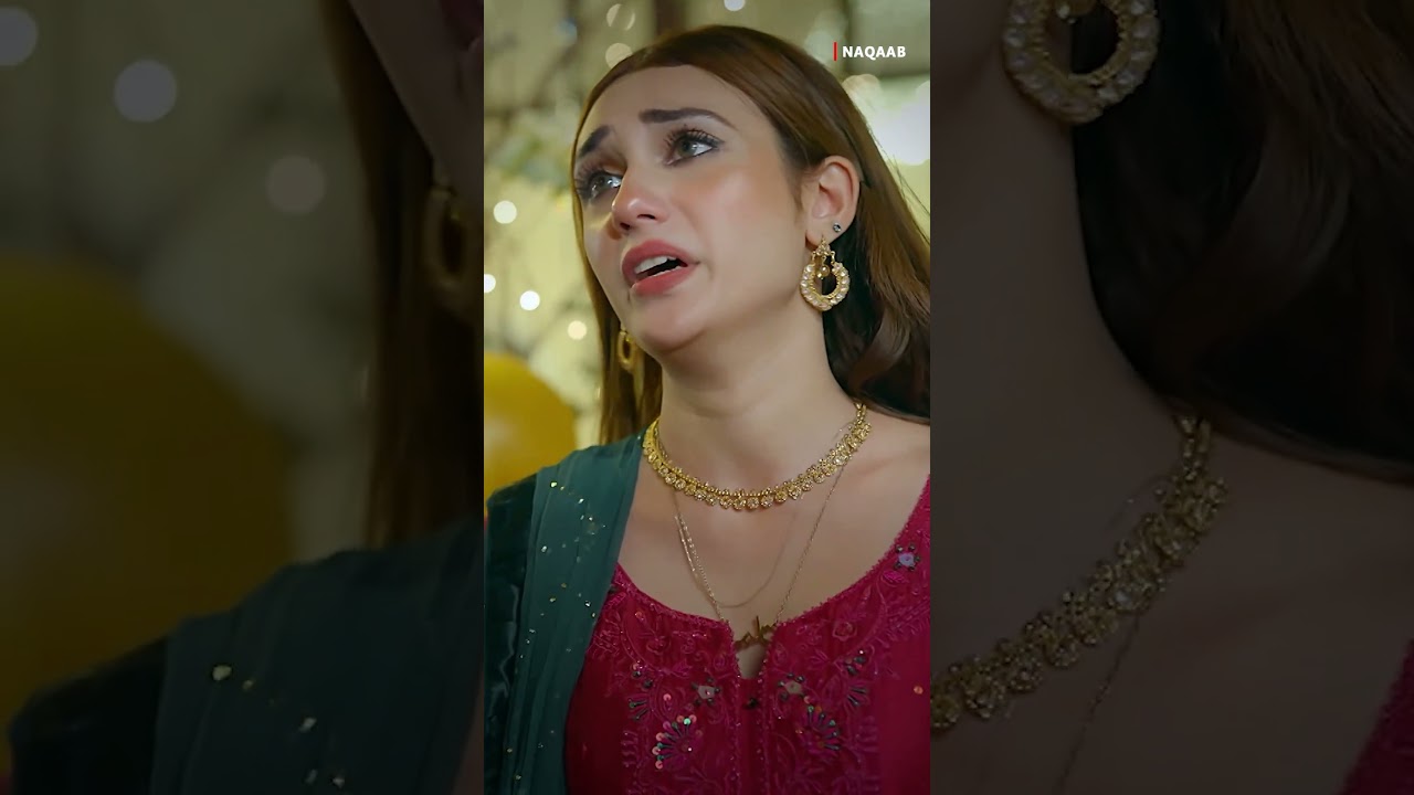 Tumharay chehre se nazar hataegi to..  #humayounashraf #hinatariq #naqaab #shorts
