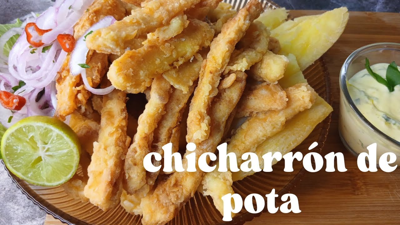 COMO PREPARAR CHICHARRÓN DE POTA | RECETA FÁCIL | ROSELY RECETAS.