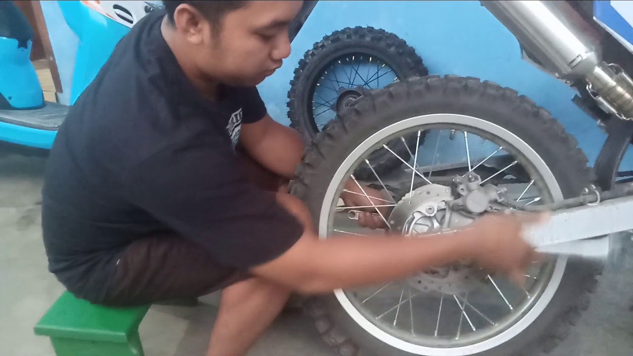 pasang ban ring16 19 di crf150L