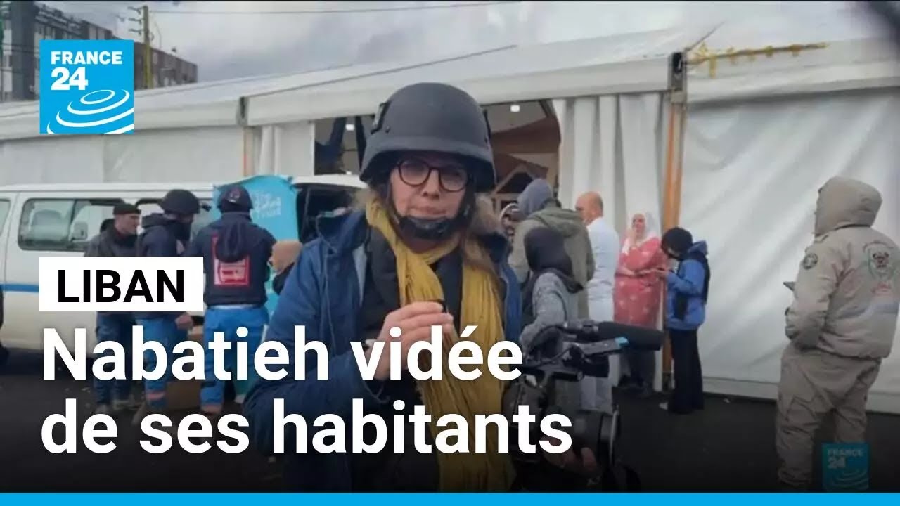 Bombardements israéliens au Liban : la ville de Nabatieh vidée de ses habitants • FRANCE 24