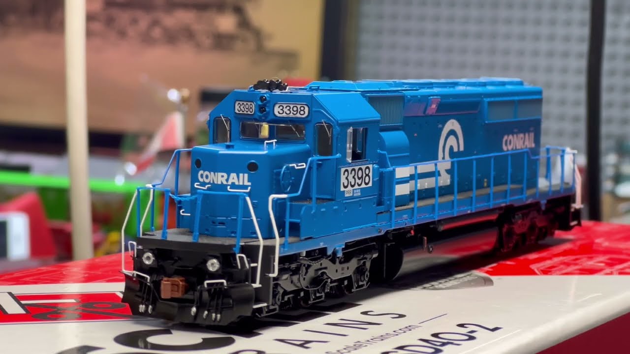 Scale trains NS EX Conrail sd40-2 dcc/sound review