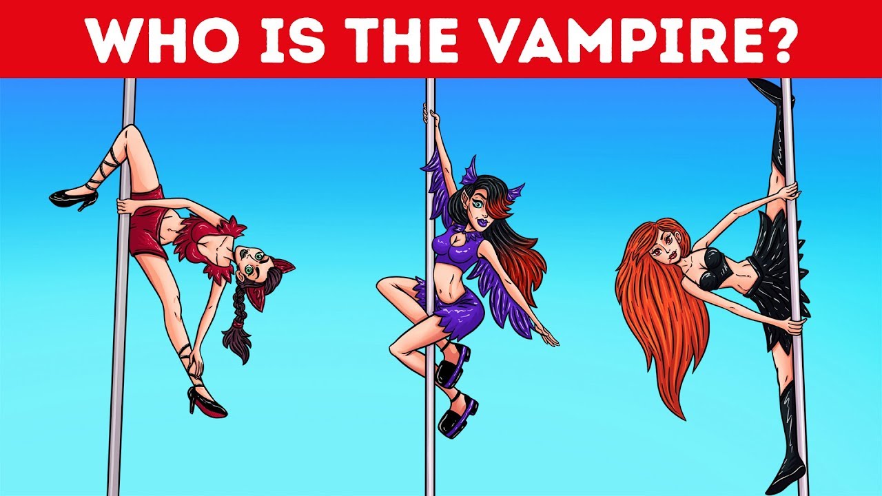 🕵️‍♀️ 15 DIFFICULT RIDDLES ONLY FOR TRUE DETECTIVES AND VAMPIRE EXPERTS 🧛‍♂️