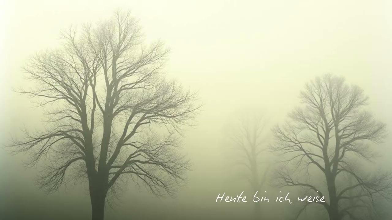 Heute bin ich weise