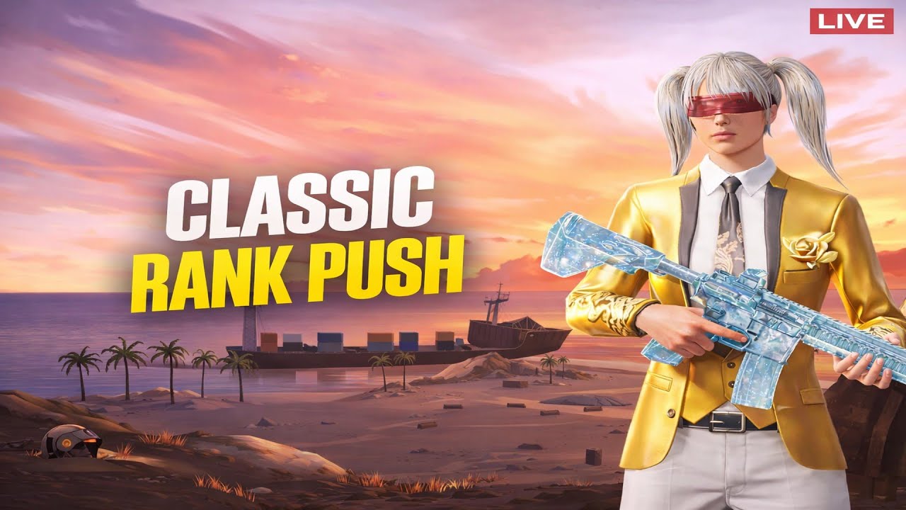 CLASSIC RANK PUSH 🔥| FULL RUSH GAMEPLAY  | BCRY IS LIVE  |   #bgmi #bgmilive #shortslive