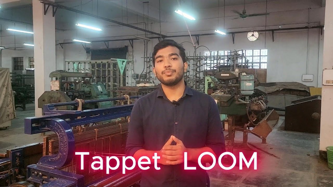 mechanism of weaving in Loom section using tappet | Fabric manufacturing-1 | noteshare | BUTEX