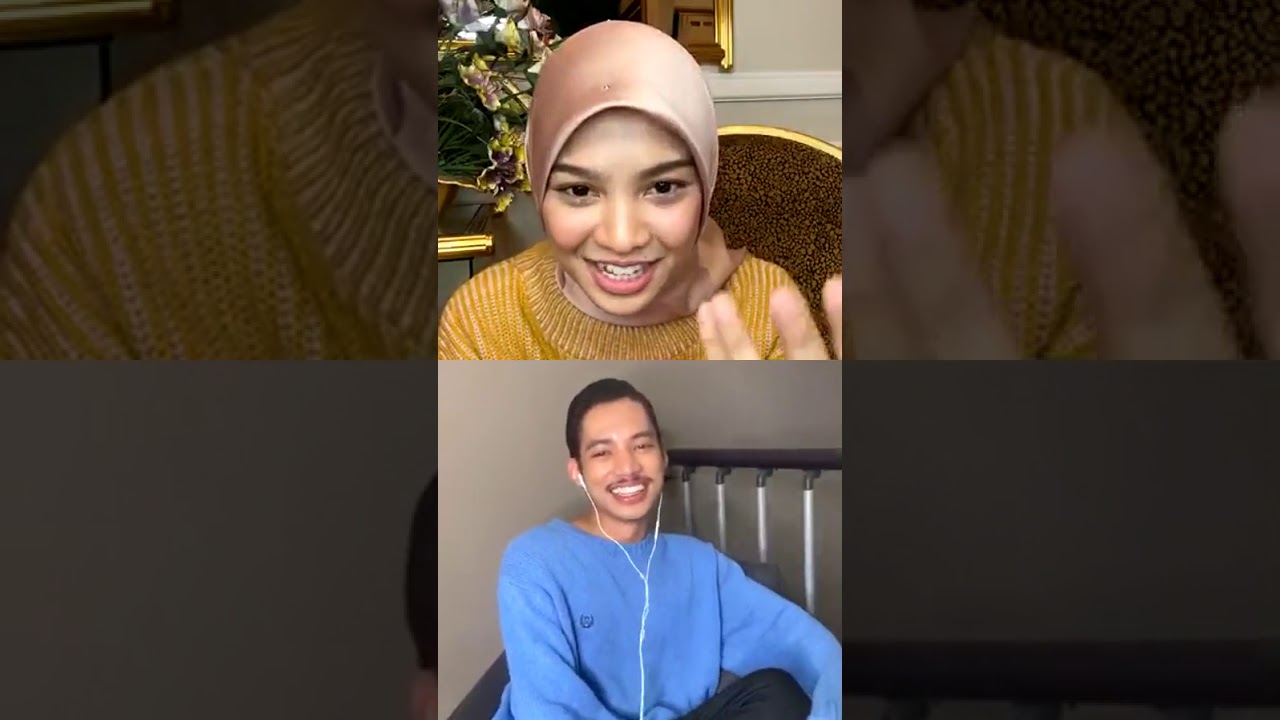 IG Live Nabila Razali bersama Hael Husaini