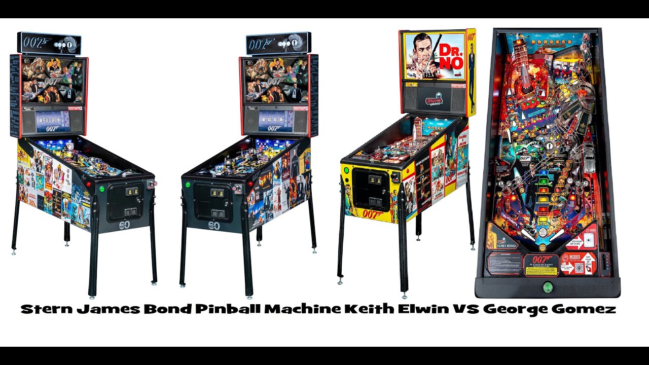 Stern James Bond Pinball Machine Keith Elwin VS George Gomez