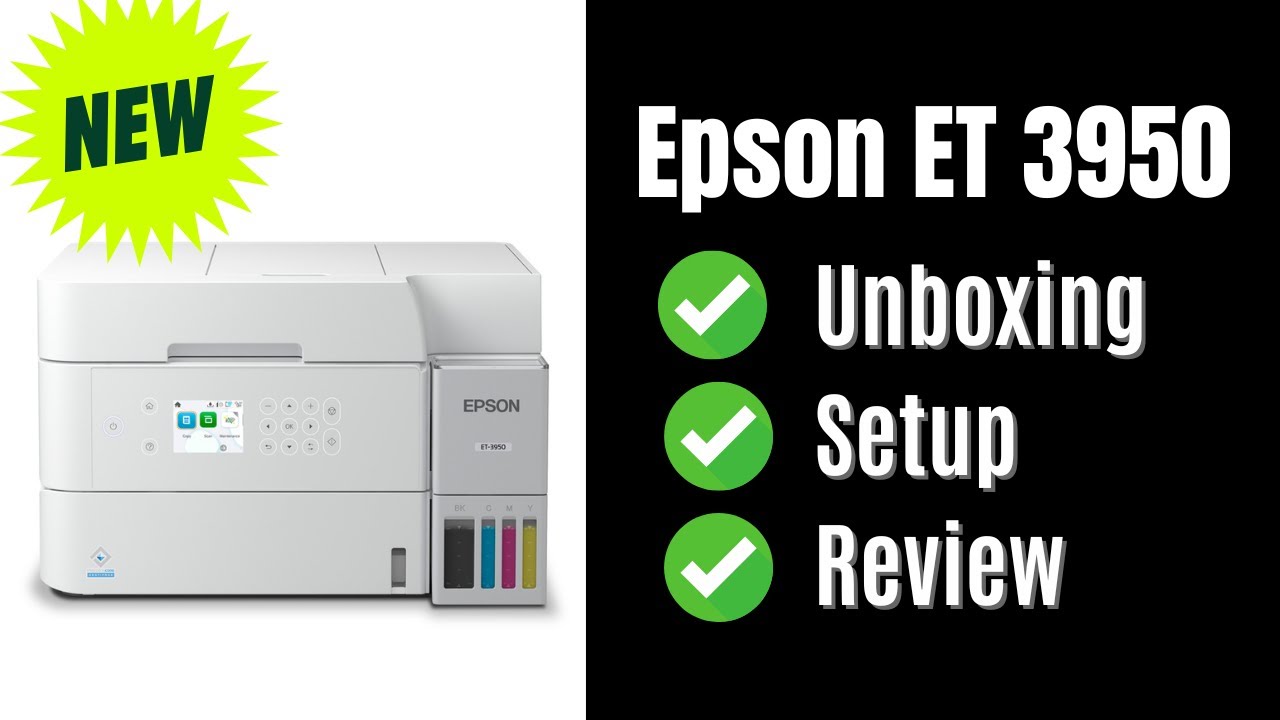 Распаковка, настройка и обзор Epson ET 3950