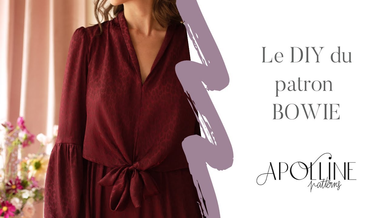 Coudre la robe BOWIE avec Apolline Patterns
