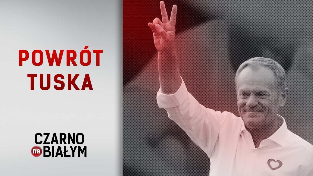 Donald Tusk i jego droga powrotna do władzy [Czarno na białym TVN24]