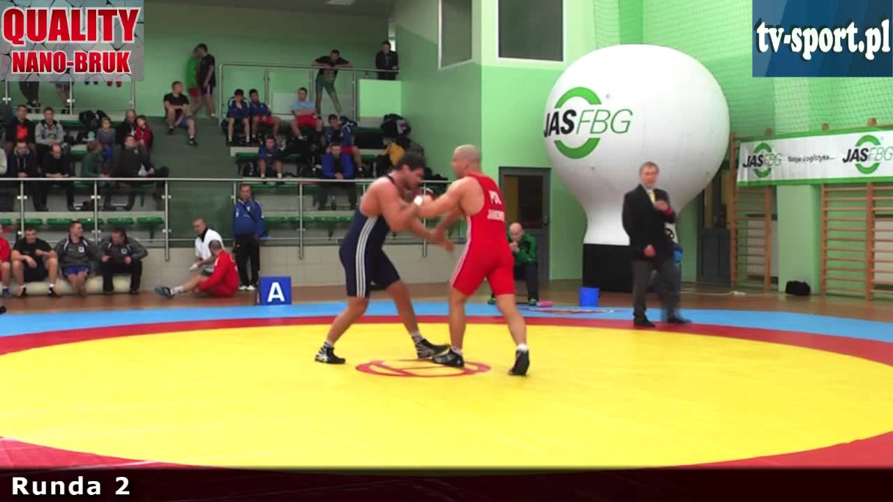 Puchar Polski Seniorów - Racibórz, 27.01.2013r. - Janikowski vs Lukosaitis - 96kg - Runda 3