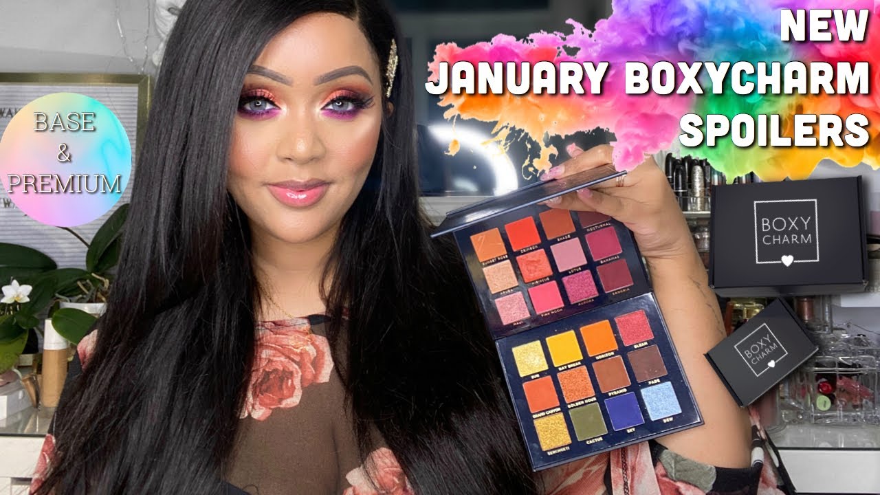 BOXYCHARM JANUARY 2020 SPOILERS ( BASE BOX & PREMIUM BOX) || BOXYCHARMSNEAKPEEK