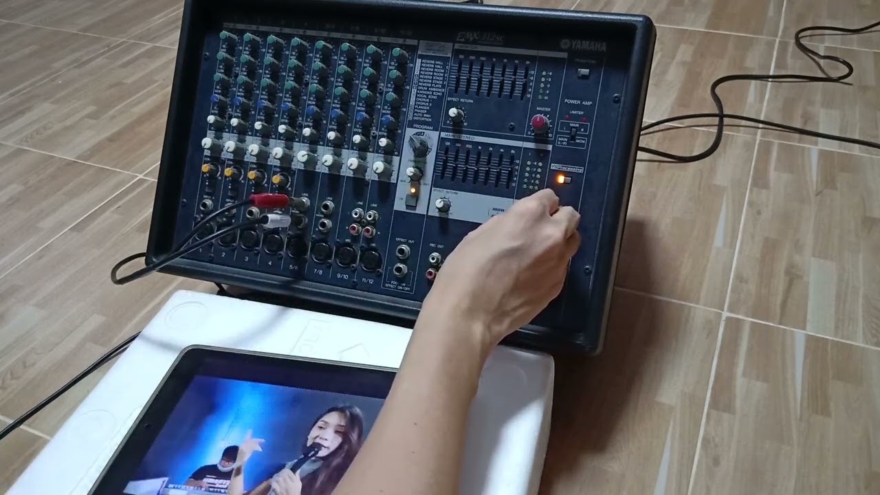 Yamaha EMX312SC : Line input testing.