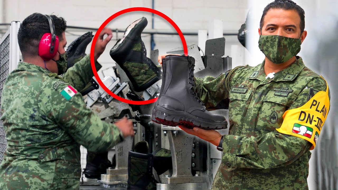 Así fabrica el Ejército Mexicano su calzado 😱