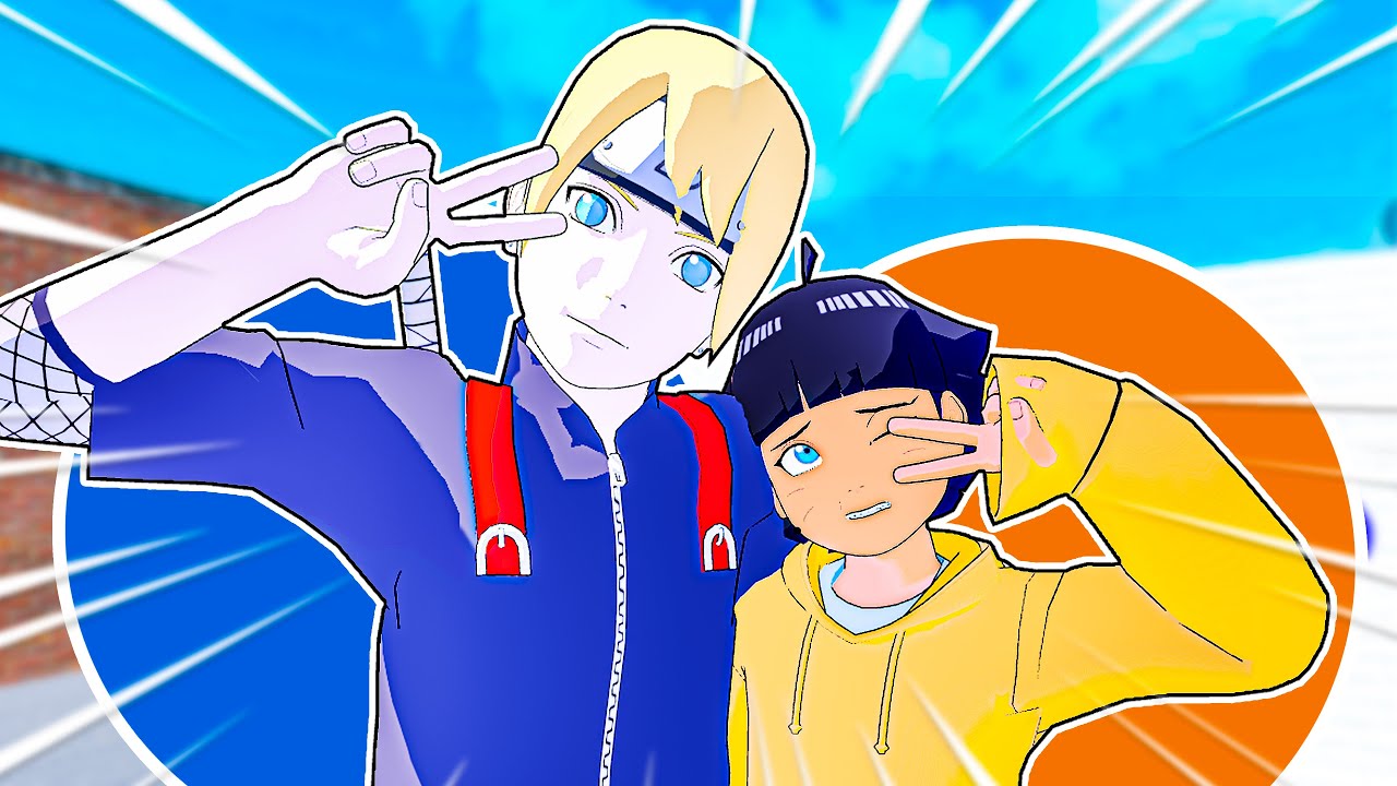 INOJIN ENSINA HIMAWARI A GRAFITAR PAREDE! - (BORUTO VR)